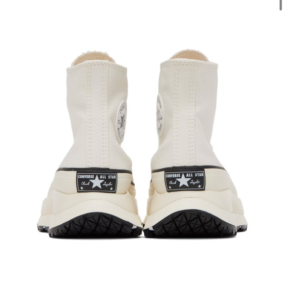 New Converse Off-White 70 AT-CX platform flatform Sneakers Ivory Men Sz 13 - Picture 2 of 7